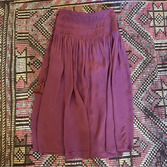 Sea NY Hemingway Micro-pleat Viscose Midi Skirt size 4 - Picture 2 of 5